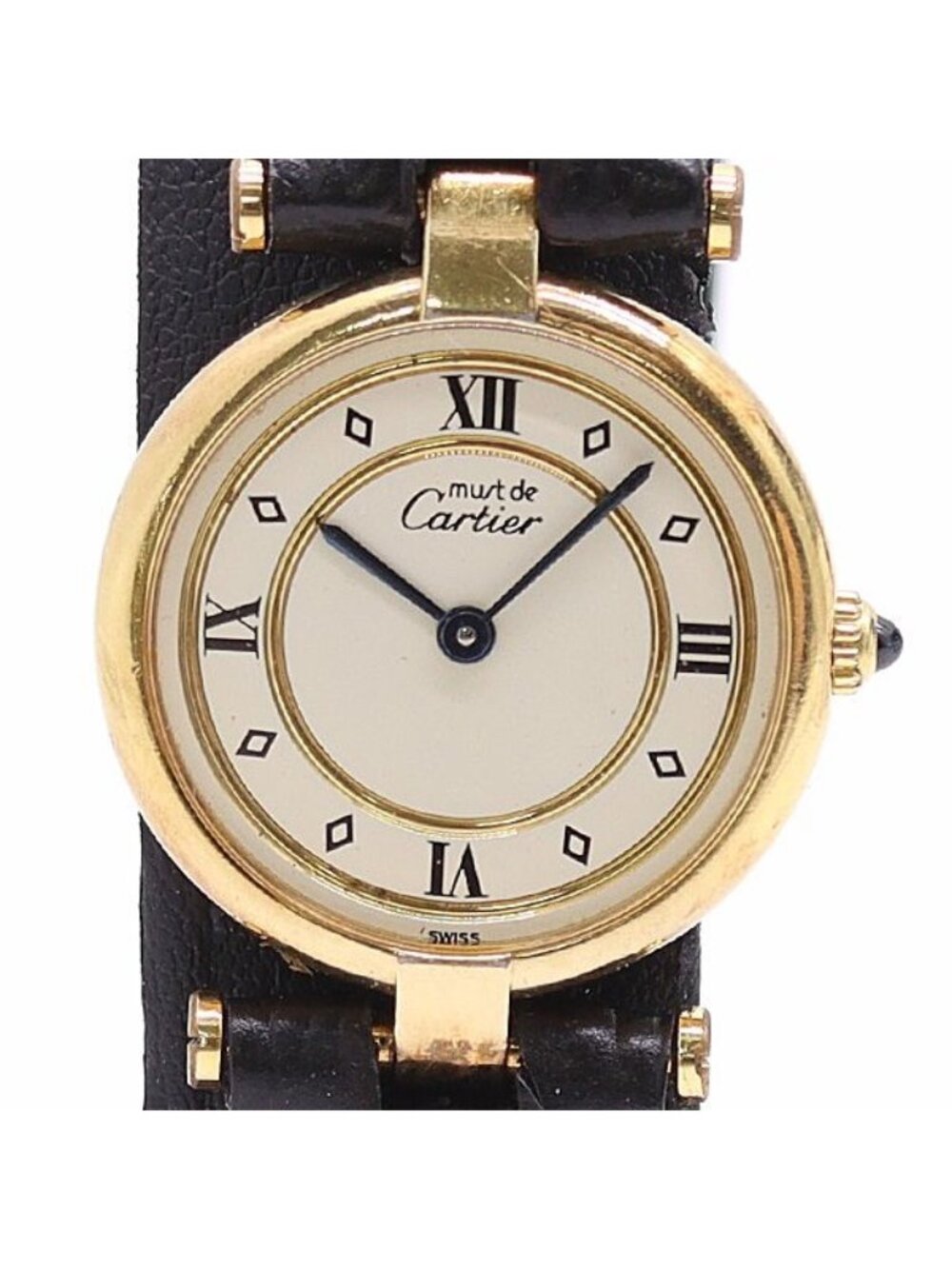 Cartier Vermeil Ivory Dial Watch